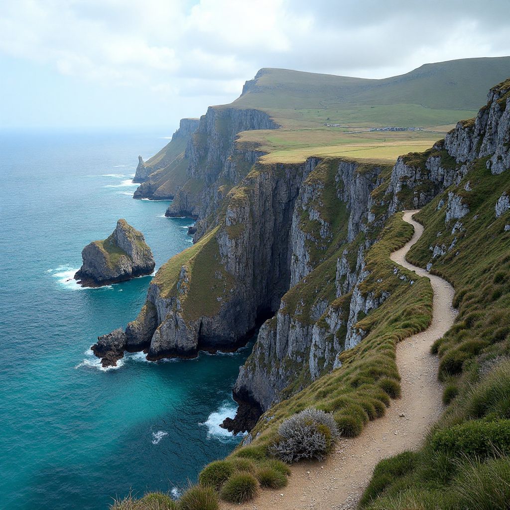 Coastal Cliff Panorama